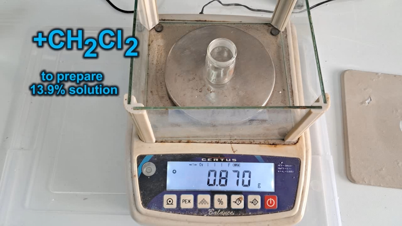 Electrospinning: Solution of Polystyrene in Methylene Chloride
